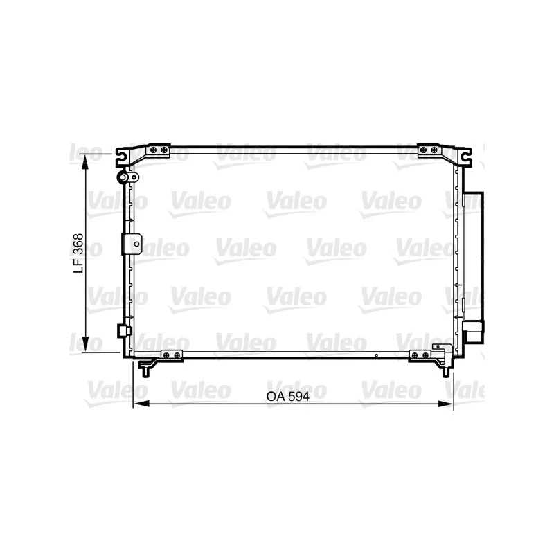 Condenseur, climatisation VALEO 818032