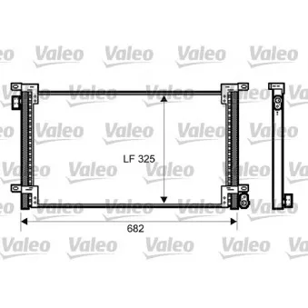 Condenseur, climatisation VALEO 818036