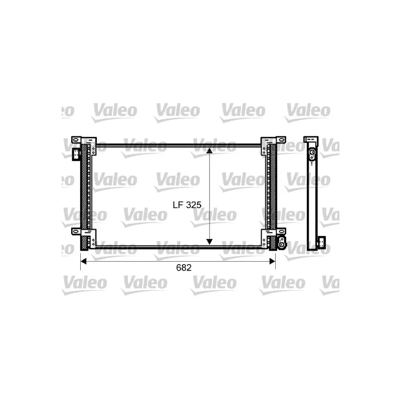 Condenseur, climatisation VALEO 818036