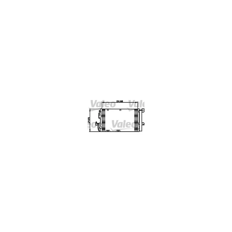 Condenseur, climatisation VALEO 818047