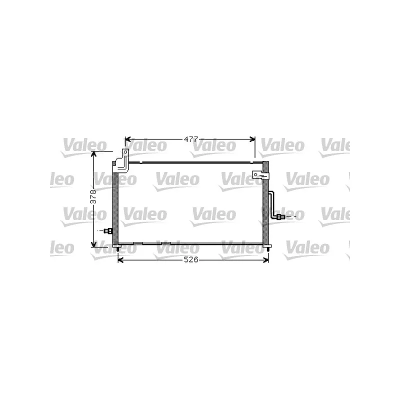 Condenseur, climatisation VALEO 818060