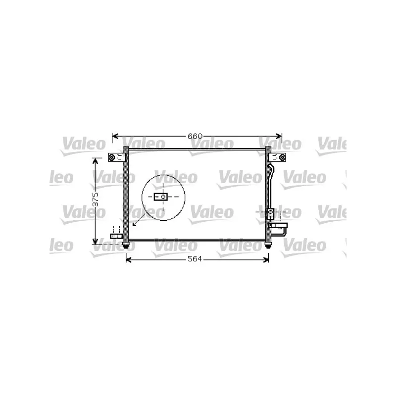 Condenseur, climatisation VALEO 818061