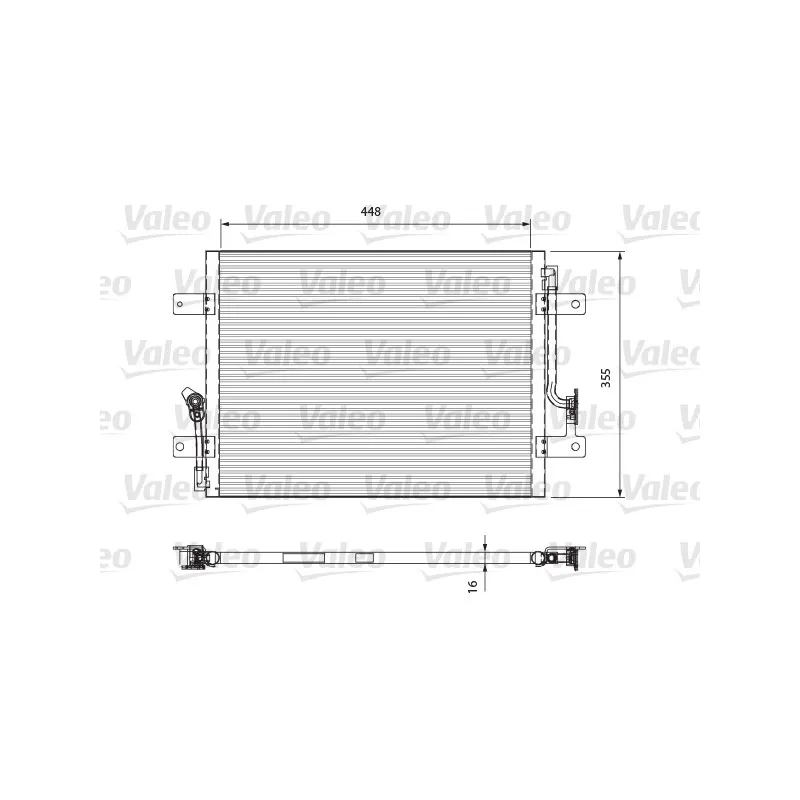 Condenseur, climatisation VALEO 818066