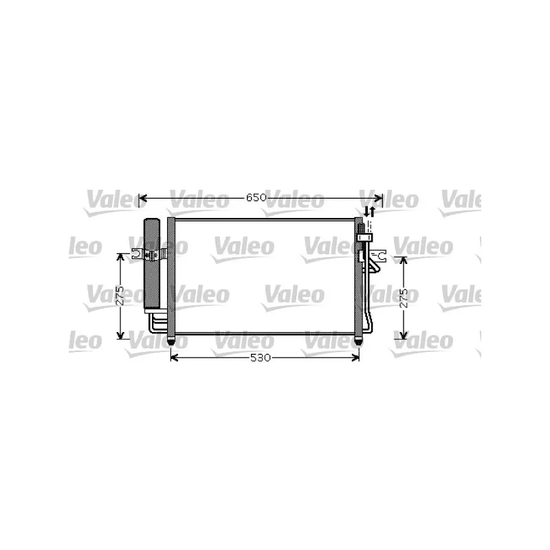 Condenseur, climatisation VALEO 818074