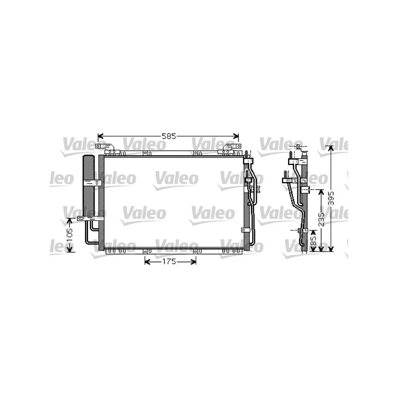 Condenseur, climatisation VALEO 818075