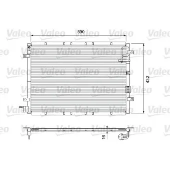 Condenseur, climatisation VALEO 818080
