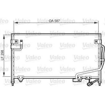 Condenseur, climatisation VALEO 818084