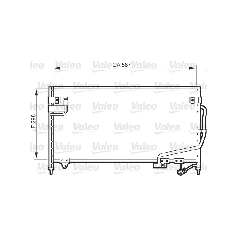 Condenseur, climatisation VALEO 818084