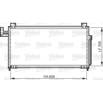 Condenseur, climatisation VALEO 818087
