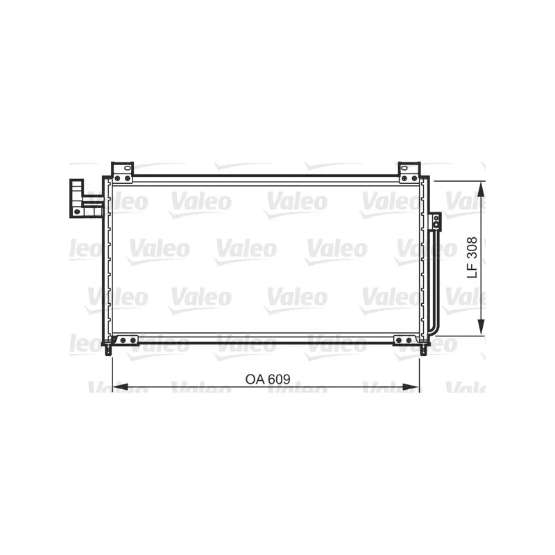 Condenseur, climatisation VALEO 818087