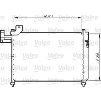 Condenseur, climatisation VALEO 818088
