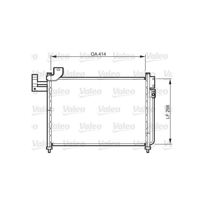 Condenseur, climatisation VALEO 818088