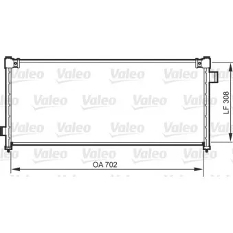 Condenseur, climatisation VALEO 818101