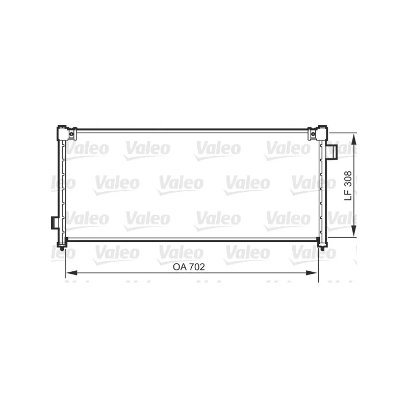 Condenseur, climatisation VALEO 818101