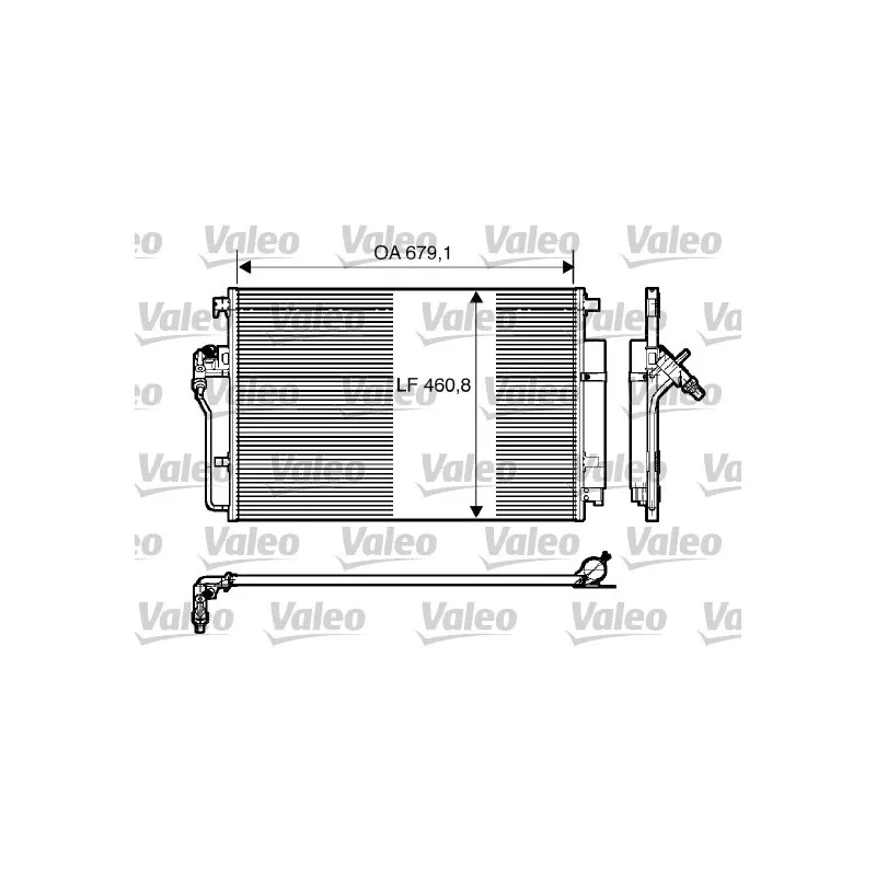 Condenseur, climatisation VALEO 818173