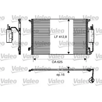 Condenseur, climatisation VALEO 818175