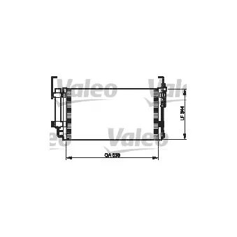 Condenseur, climatisation VALEO 818198
