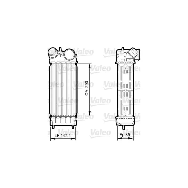 Intercooler, échangeur VALEO 818241