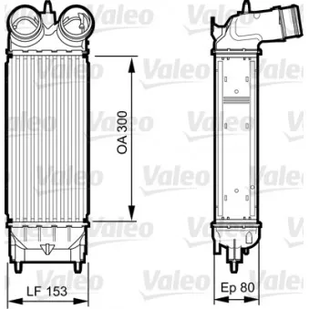 Intercooler, échangeur VALEO 818244