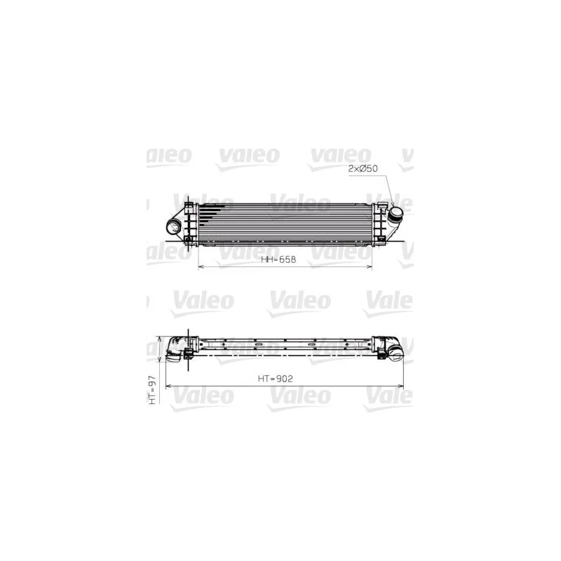 Intercooler, échangeur VALEO 818246