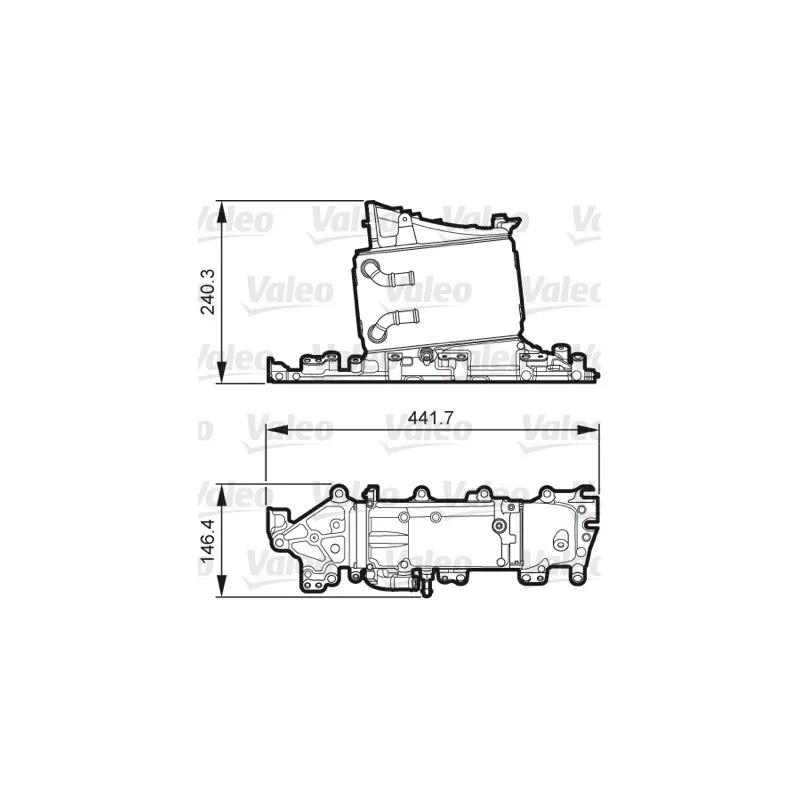 Intercooler, échangeur VALEO 818266