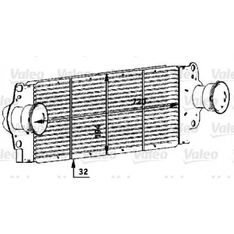 Intercooler, échangeur VALEO 818272