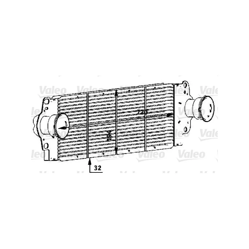 Intercooler, échangeur VALEO 818272