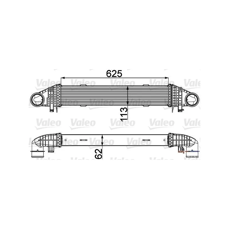Intercooler, échangeur VALEO 818276