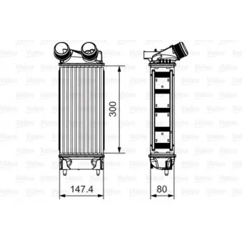 Intercooler, échangeur VALEO 818291