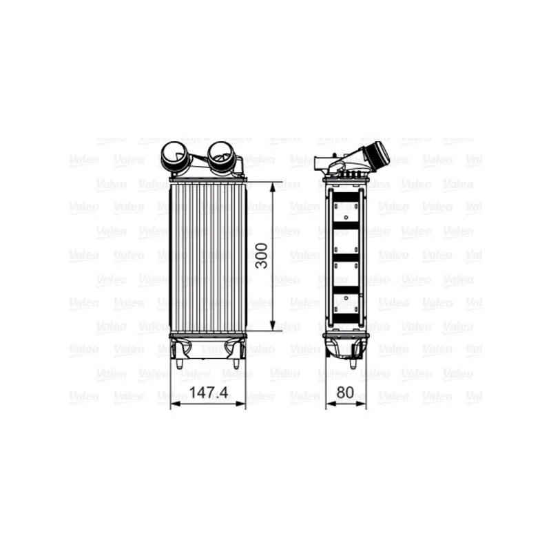 Intercooler, échangeur VALEO 818291