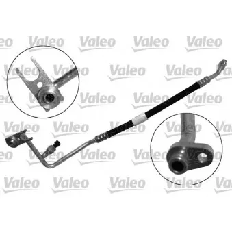 Conduite à haute pression, climatisation VALEO 818425