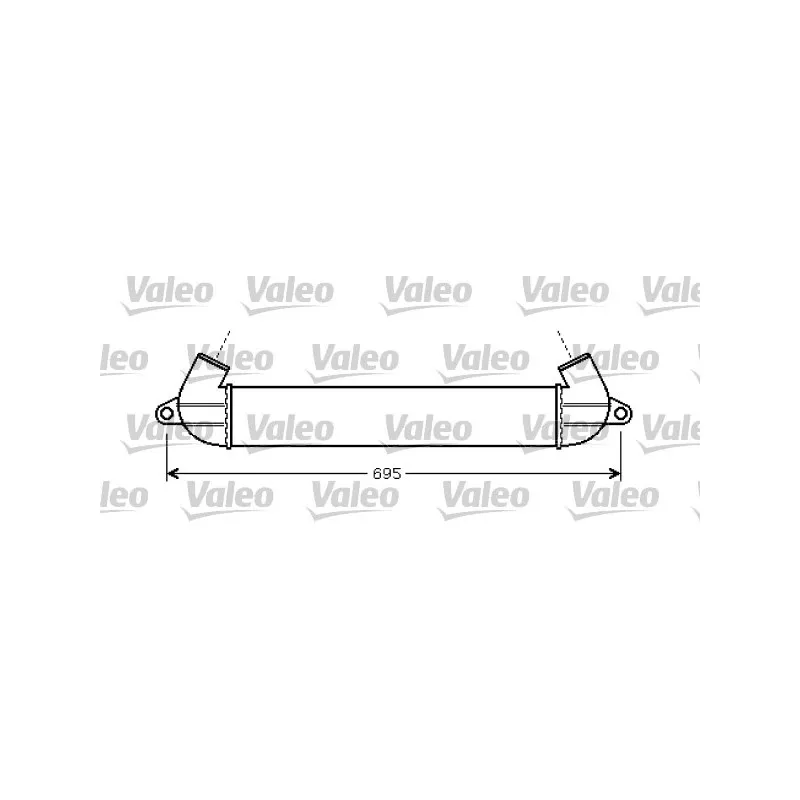 Intercooler, échangeur VALEO 818712