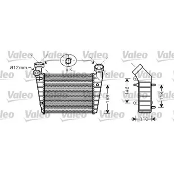 Intercooler, échangeur VALEO 818720