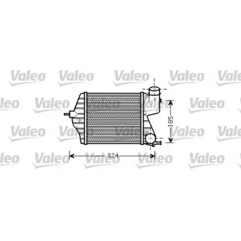 Intercooler, échangeur VALEO 818726