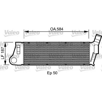 Intercooler, échangeur VALEO 818727