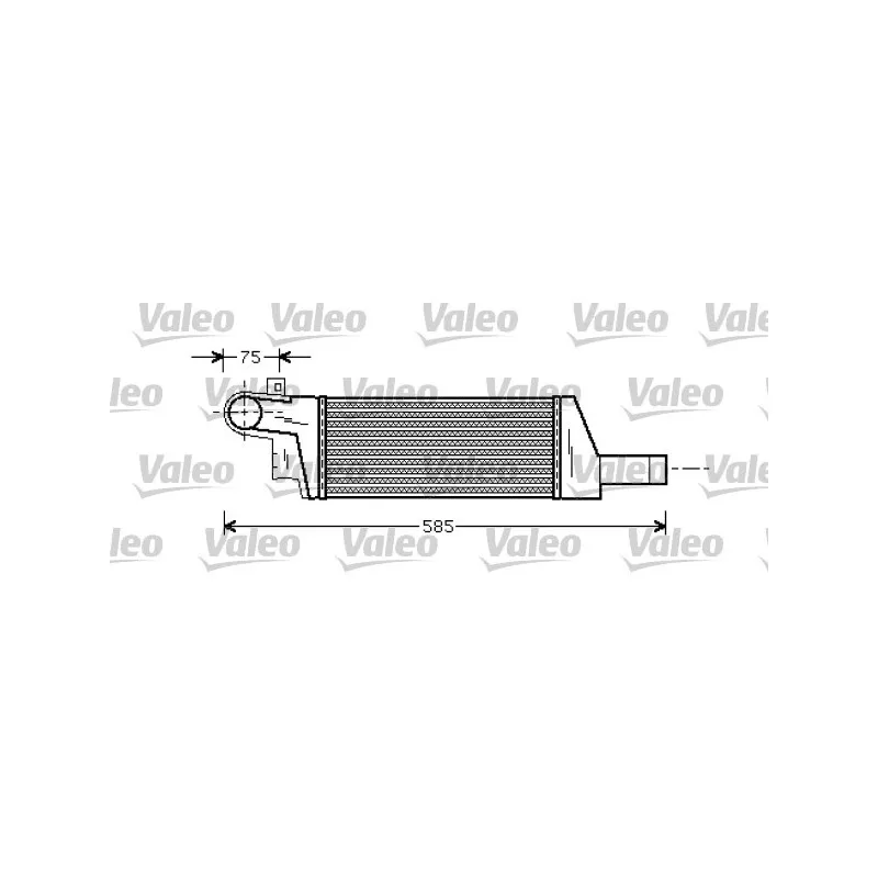 Intercooler, échangeur VALEO 818728