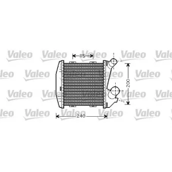 Intercooler, échangeur VALEO 818730