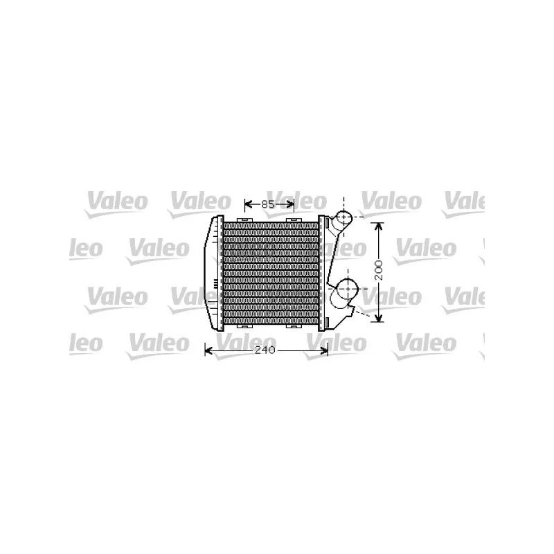 Intercooler, échangeur VALEO 818730
