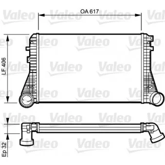 Intercooler, échangeur VALEO 818795