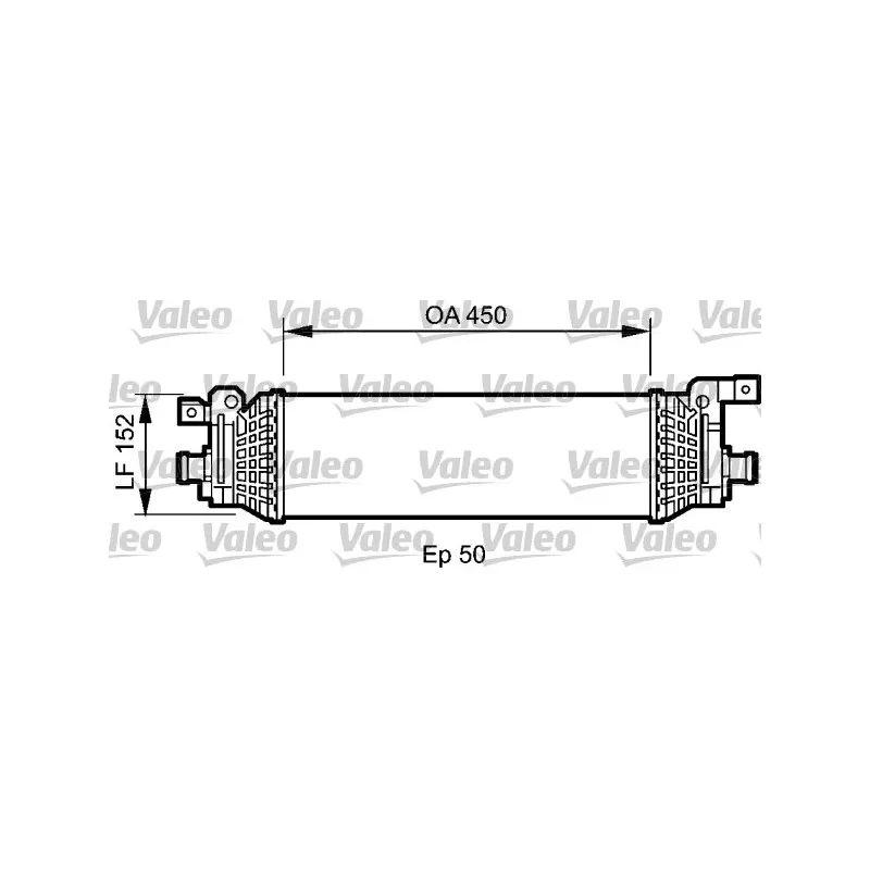 Intercooler, échangeur VALEO 818797