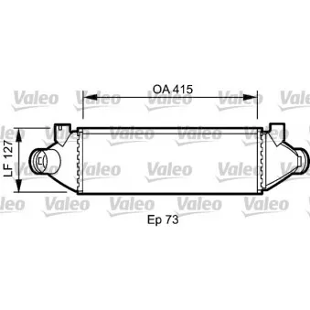 Intercooler, échangeur VALEO 818800
