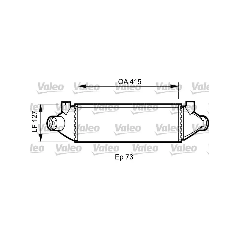 Intercooler, échangeur VALEO 818800