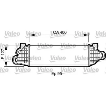 Intercooler, échangeur VALEO 818802