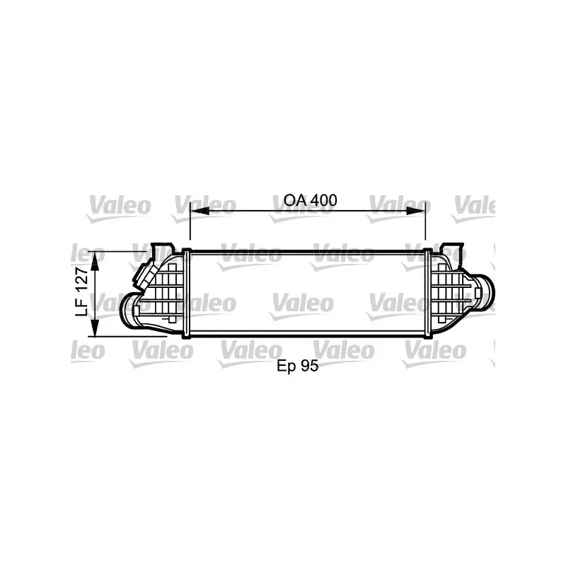 Intercooler, échangeur VALEO 818802