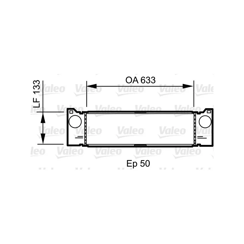 Intercooler, échangeur VALEO 818808