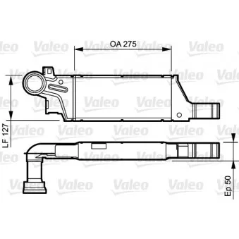Intercooler, échangeur VALEO 818809