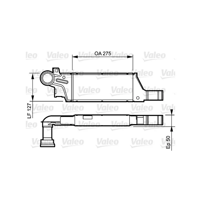 Intercooler, échangeur VALEO 818809