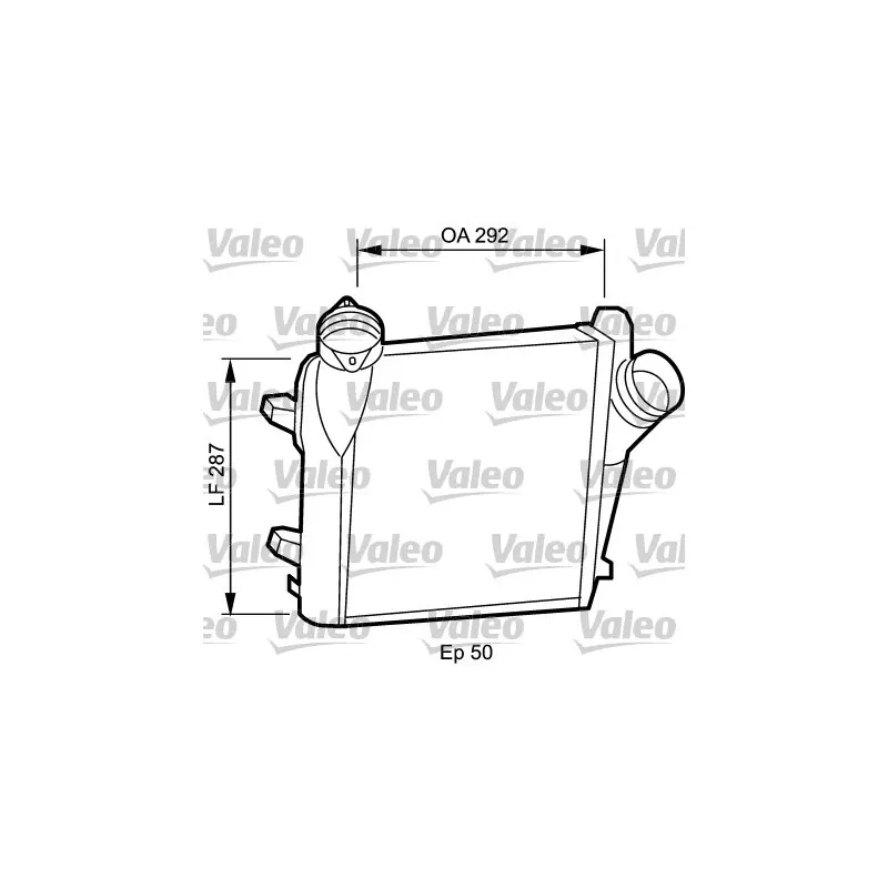 Intercooler, échangeur VALEO 818814