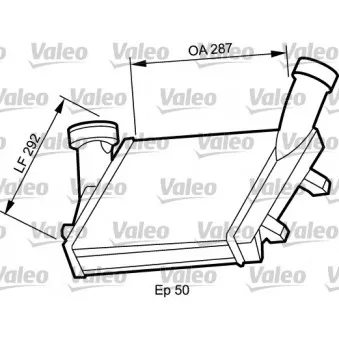 Intercooler, échangeur VALEO 818815