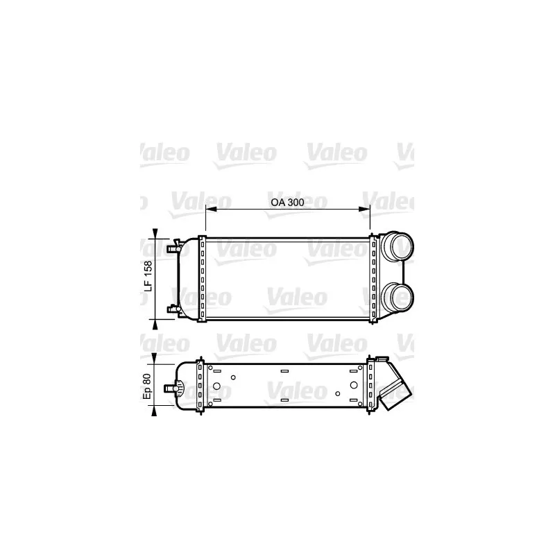 Intercooler, échangeur VALEO 818822